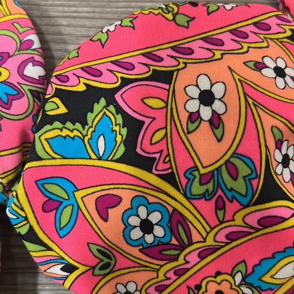 Victoria's Secret Paisley Bandeau Bikini Top Size Small - Picture 2 of 6